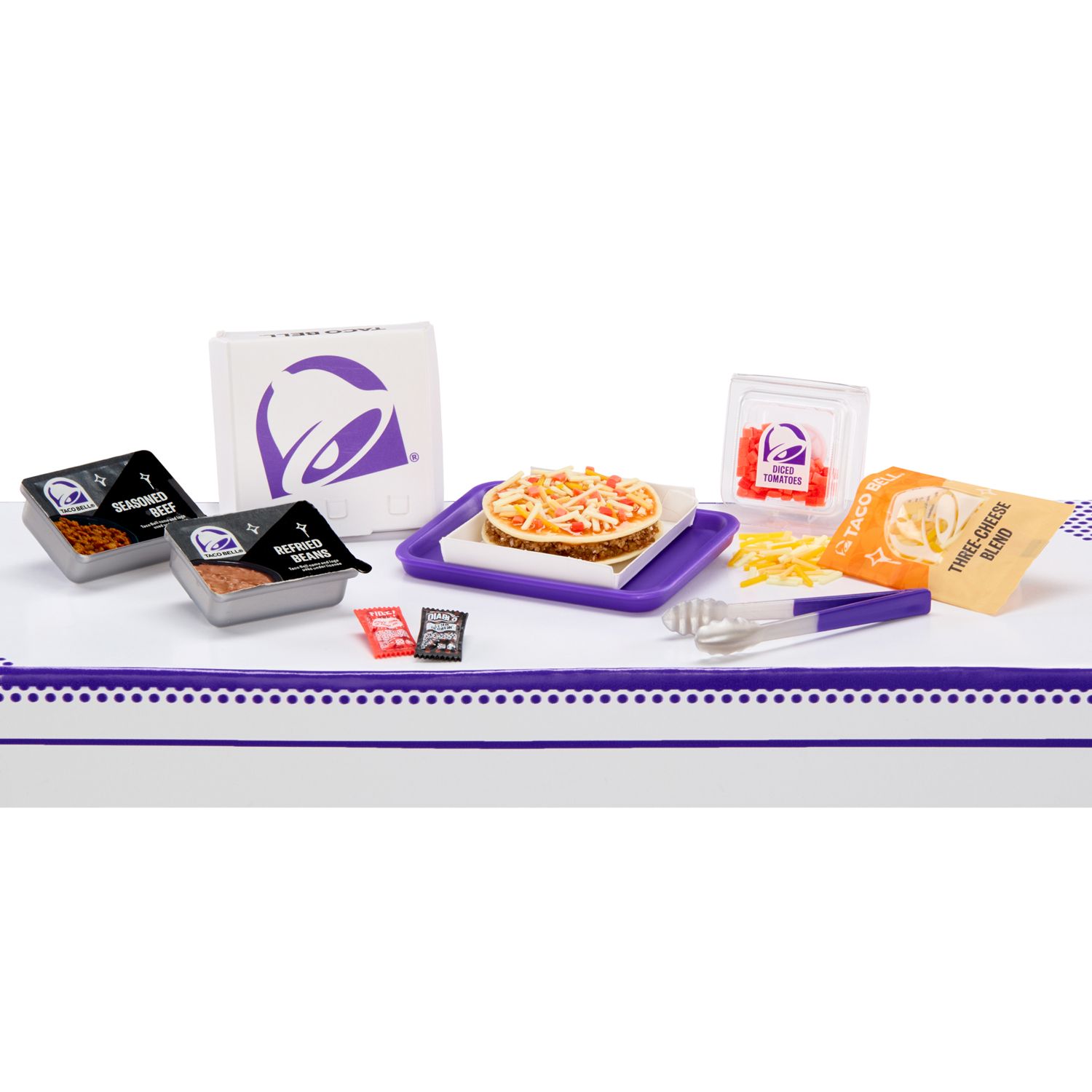 Детские куклы MGA Miniverse Make It Mini Taco Bell - Styles May Vary — фото 6