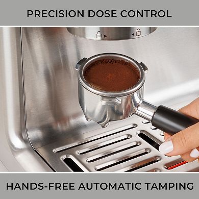 Kenmore Elite Automatic-Tamp Espresso Machine With Grinder & Frother