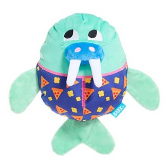 BARK Plush Pizza Walrus Pet Toy
