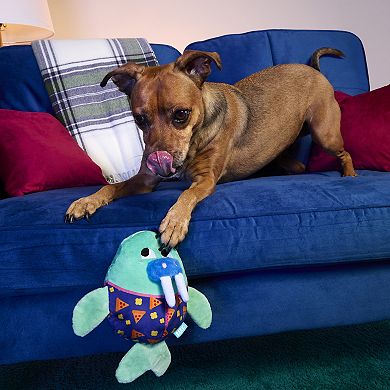 BARK Plush Pizza Walrus Pet Toy