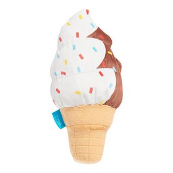 BARK Ice Cream Cone Plush Pet Toy