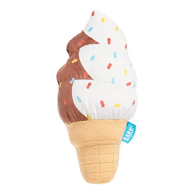 BARK Ice Cream Cone Plush Pet Toy