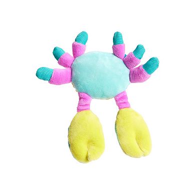 BARK Moe The Mosaic Crab Plush Pet Toy
