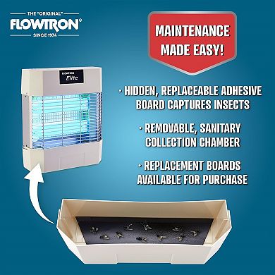 Flowtron Fly Stun Unit, 1200 Sq Ft Electric Indoor Bug Zapper for Gnats & Insects w/80W UV Light