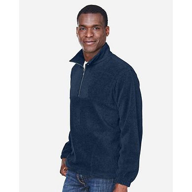 Harriton Quarter-Zip Fleece Pullover