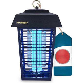 Flowtron 1 Acre Bug Zapper with 40W Bulb & 5600V Instant Killing Grid, Electric Mosquito Zapper