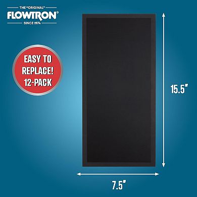 Flowtron Replacement Adhesive Fly Sticky Board (Pack of 12) for FC-4400 and FC-4800