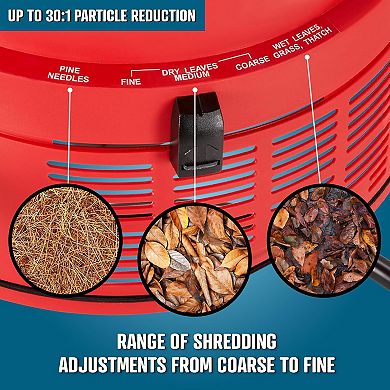 Flowtron LE-900 Electric Leaf Mulcher Shredder, Powerful Leaf Shredder with 21" Funnel