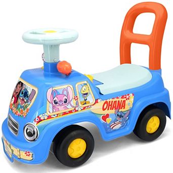Kiddieland Disney's Stitch Lights & Sounds Ride-On Vehicle
