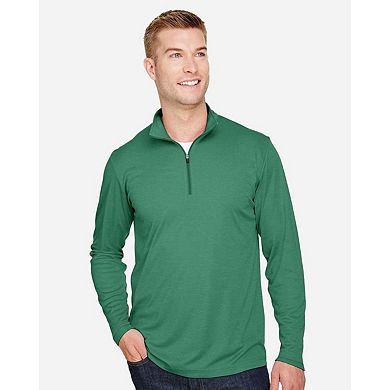 Team 365 Zone Sonic Heather Performance Quarter-Zip Pullover