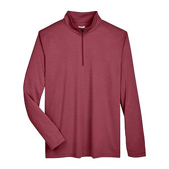 Team 365 Zone Sonic Heather Performance Quarter-Zip Pullover