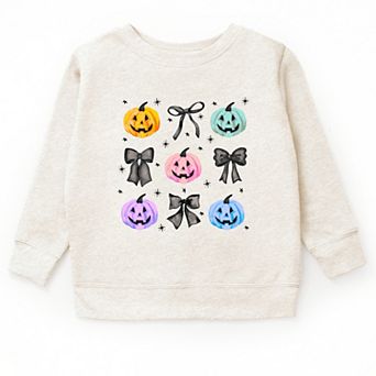 Coquette Colorful Pumpkin Chart - Youth Sweatshirt