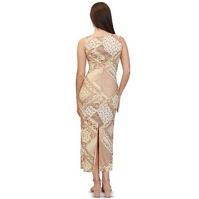 Juniors' madden girl Sleeveless Boat Neck Maxi Dress