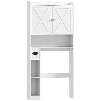 Over the Toilet Cabinet Farmhouse Above Toilet Bathroom Organizer