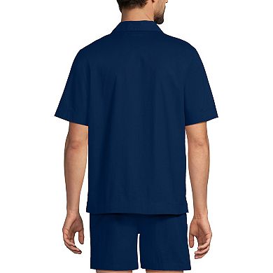 Men's Lands' End Short Sleeve Essential Pajama Set
