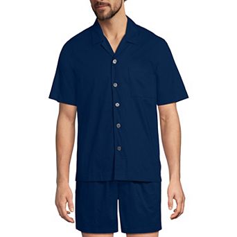 Men's Lands' End Short Sleeve Essential Pajama Set