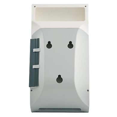 LED Lighted Fogless Shower Mirror with Suction Cup, Razor Holder and Stored Squeegee