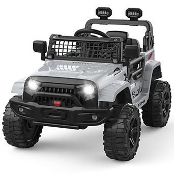 12V Kids Ride On Car, Electric Off-Road Vehicles with Forward and Reverse Functions, 4 Wheel