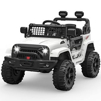 12V Kids Ride On Car, Electric Off-Road Vehicles with Forward and Reverse Functions, 4 Wheel