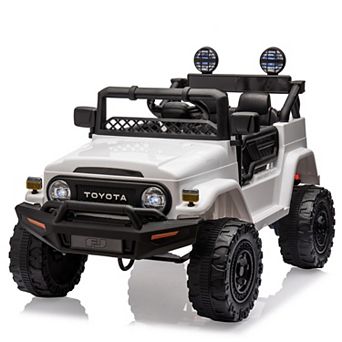 12V Ride on Truck for Kids, Battery Powered Electric Kids Car with Remote Control, Music,LED Lights