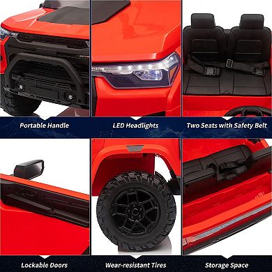 24V Kids Ride On Car 2 Seater Electric Ride On Toy for Toddlers Battery Powered Truck Car