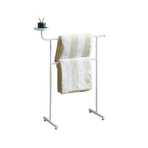Kings Brand Furniture Valet Clothes Stand with Storage Tray, Towel Rack ...