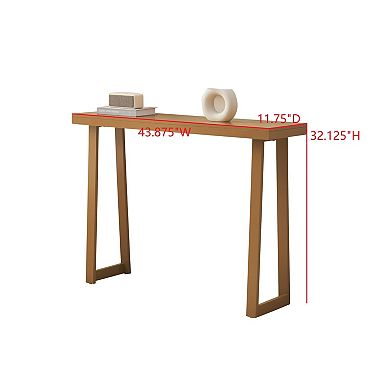 Kings Brand Furniture Claude Narrow Console Table