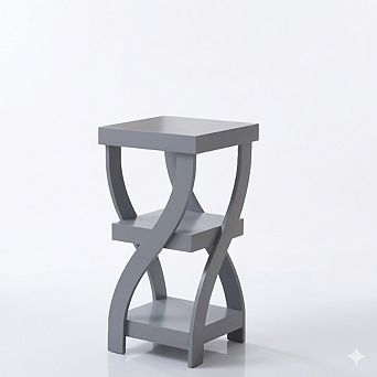 Kings Brand Furniture 3 tier End Table - Square End Table - Table for Bedroom