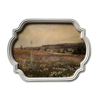 "Meadow" Ornate Resin Framed Wall Art