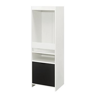 Kings Brand Furniture Anne 2-Shelf Kids Bookshelf Bookcase with Drawer Toy Storage