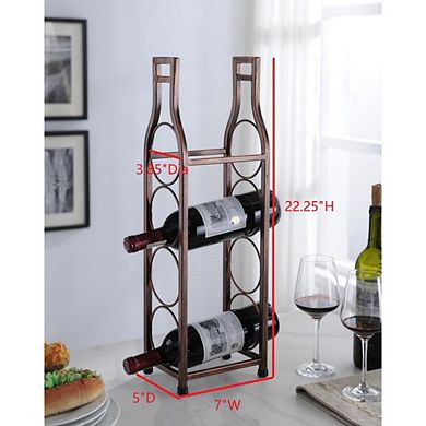 Kings Brand Furniture - Countertop Tabletop Wine Rack, Wine Bottle Storage Holder