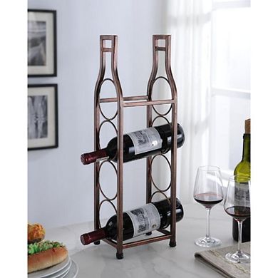 Kings Brand Furniture - Countertop Tabletop Wine Rack, Wine Bottle Storage Holder