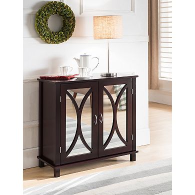 Kings Brand Furniture Marietta Espresso Buffet Accent Cabinet