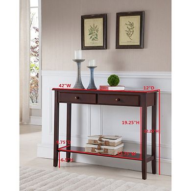 Kings Brand Furniture - Sawyer Wood Console