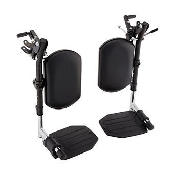 Invacare Wheelchair Elevating Legrests, Padded Calf Pads, Composite Footplates & Swing Away Function