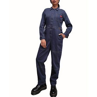 The Essential Denim Long Sleeve High Waisted Coverall