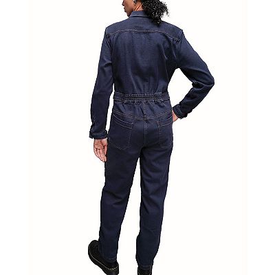 The Essential Denim Long Sleeve High Waisted Coverall