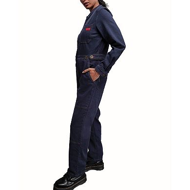 The Essential Denim Long Sleeve High Waisted Coverall