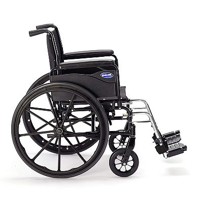 Invacare Wheelchair Legrest with Heel Loops, Swing-Away Design & Flip-Up Composite Footplate