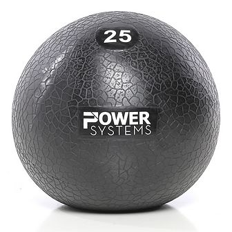 Power Systems MEGA Slam Ball Prime (25 lb), No-Bounce 10" Medicine Ball for Strength & Core Training