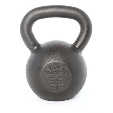 Power Systems Cast Iron Kettlebell (10 lb), Strength Training Kettlebells for Home Gym Workouts