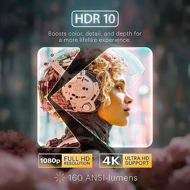 Kodak Luma 500 Pico Projector, Full HD Smart Projector with Google TV 11.0 & More