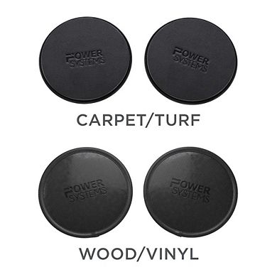 Power Systems Versa Slides 7.5" Exercise Sliders for Carpet & Turf