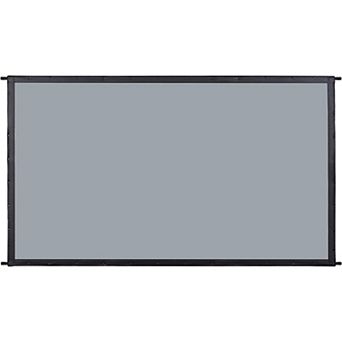 KODAK 120” Replacement Dual Projector Screen, Fast Fold Front & Rear Projection Backdrop - Gray