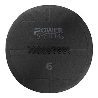 Power Systems Ballistic Ball, 14" Tough Soft-Shell Medicine Ball for Training & Fitness (6 lbs)