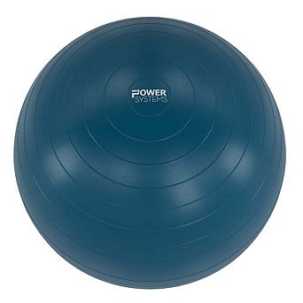Power Systems Versa Ball Pro 55cm Stability Ball for Exercise, Balance & Core Training - Blue