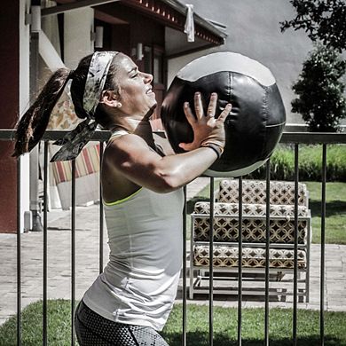 Power Systems Dynamax 14" Medicine Ball (30 lb), Soft-Shell Weighted Medicine Ball