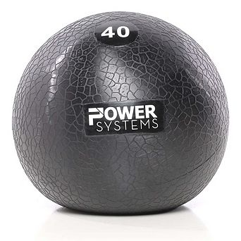 Power Systems MEGA Slam Ball Prime (40 lb), No-Bounce 10" Medicine Ball for Strength & Core Training