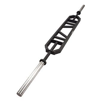 Power Systems Multi Grip Bar 84, 3-Position Ergonomic Strength Bar for Strength Training