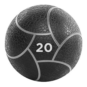 Power Systems 10" Elite Power Medicine Ball (20 lb), Durable Weighted Medicine Ball for Core
